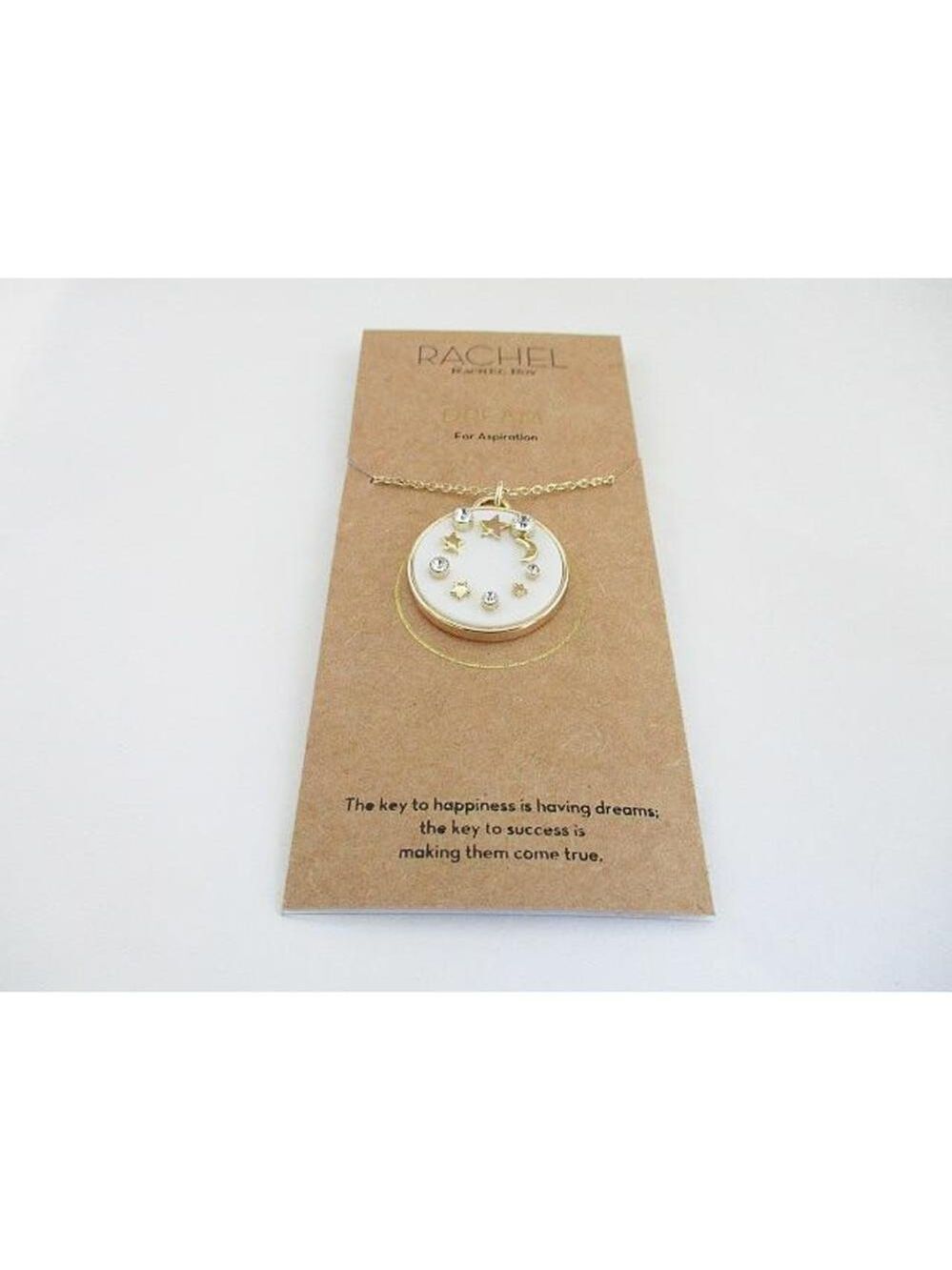 NWT Rachel Roy Celestial Dream For Aspiration Necklace and Charm